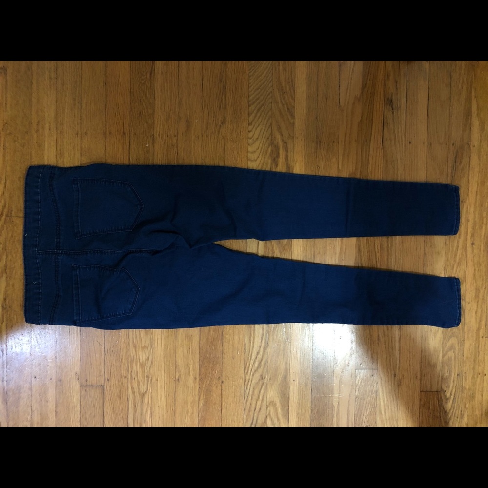 Dark wash high waisted skinny jeans